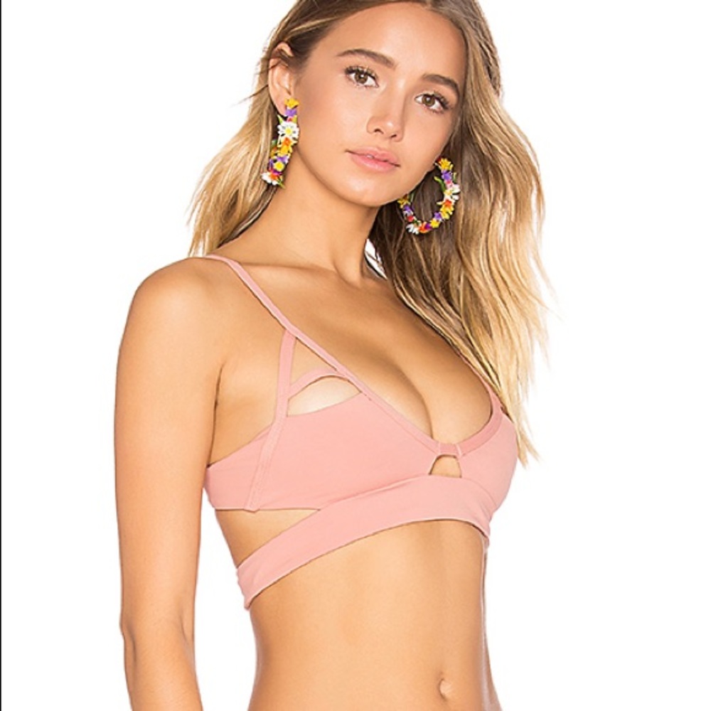 Tavik // Jessi cutout Bikini Top Rose Dawn - Picture 2 of 7